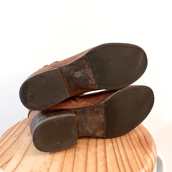 Frye Brown Leather Ankle Boots - Picture 5 of 6